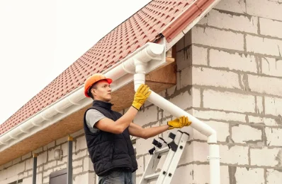 Pose et remplacement de gouttières à Mœuvres